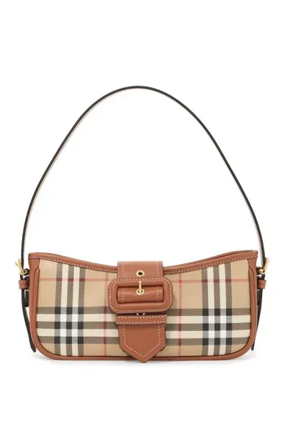 Burberry Ered\n\ncheckered Shoulder Bag In Beige