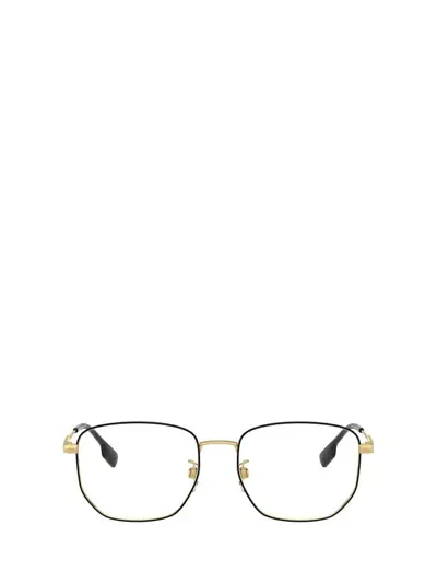 Burberry Eyeglasses In Gold / Black