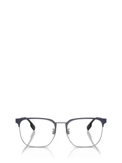 Burberry Eyeglasses In Gunmetal / Blue