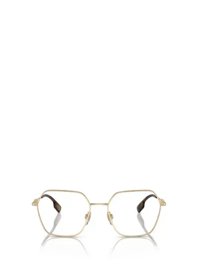 Burberry Eyeglasses In Light Gold