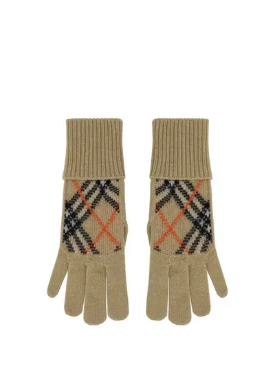 Burberry Gloves In Sand