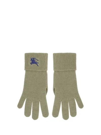 Burberry Gloves In Green