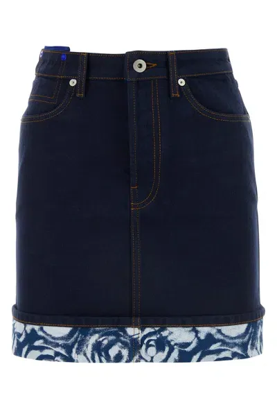 Burberry Skirts In Indigo Blue