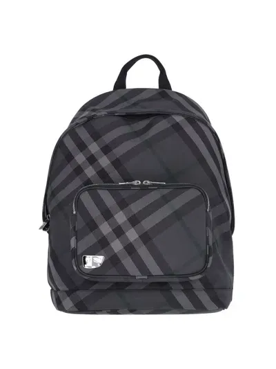 Burberry A\n\ngrid Backpack S In Black