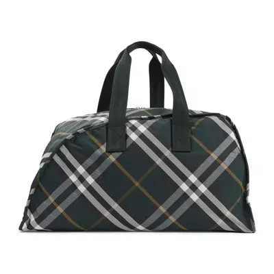 Burberry Large Duffle Bag In Green