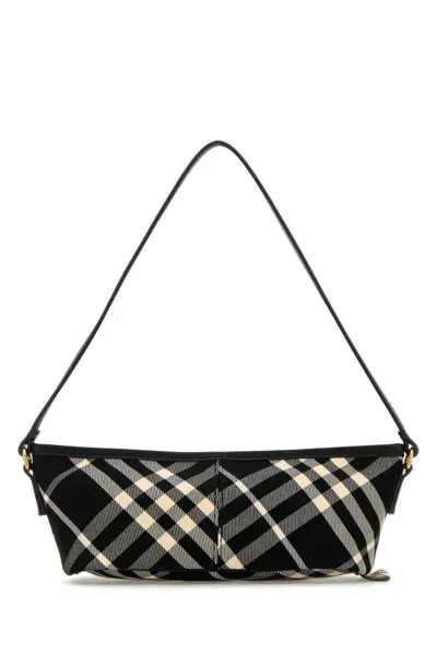 Burberry Handbags. In Black,calico