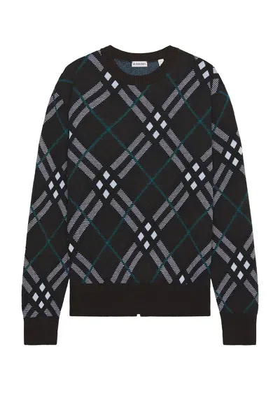 Burberry Ip Check Sweater In Snug Ip Check