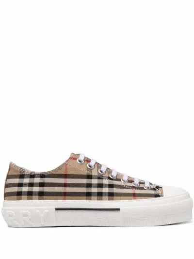 Burberry Jack Sneakers In Beige