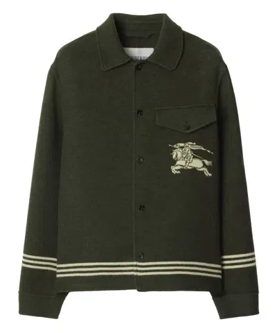 Burberry Jacket In Green