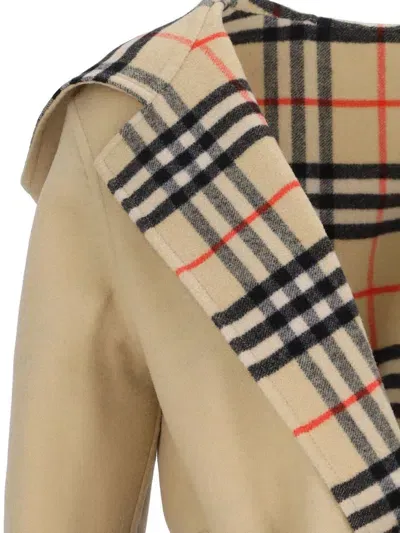 Burberry Jackets In Beige