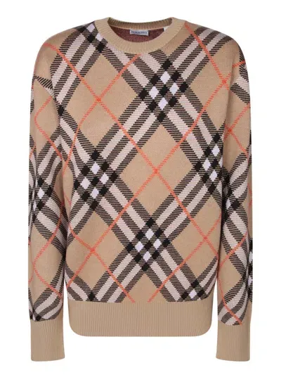 Burberry Knitwear In Neutrals