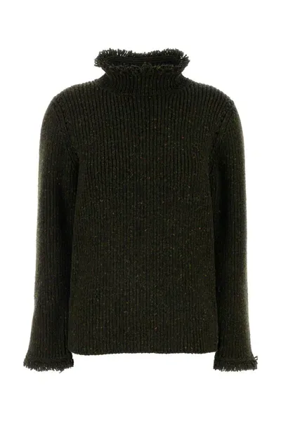 Burberry Knitwear In Dark Green