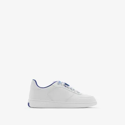 Burberry Leather Terrace Sneakers In White