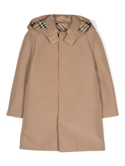 Burberry Kids' Lightweight Car Jacket In Brown