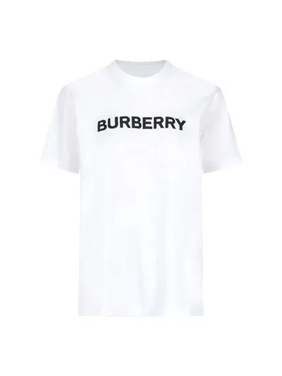 Burberry Logo T-shirt In White