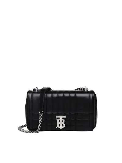 Burberry Lola Shoulder Bag In Lambskin In Black