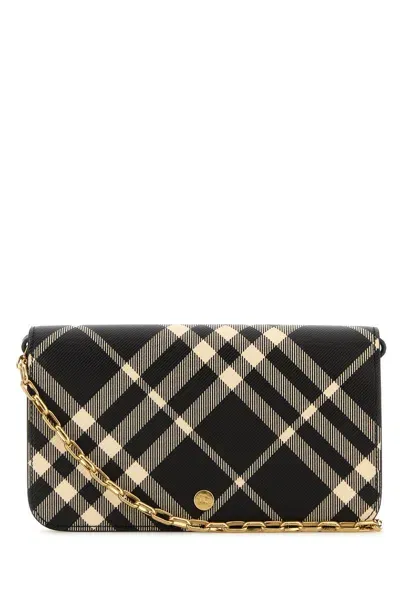 Burberry Ls Wallet On Chain Bin-tu Nd  Female In Gold