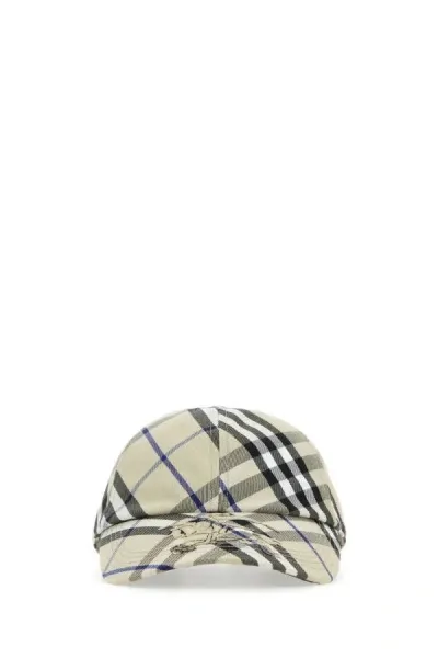 Burberry -check Baseball Cap In Neutrals