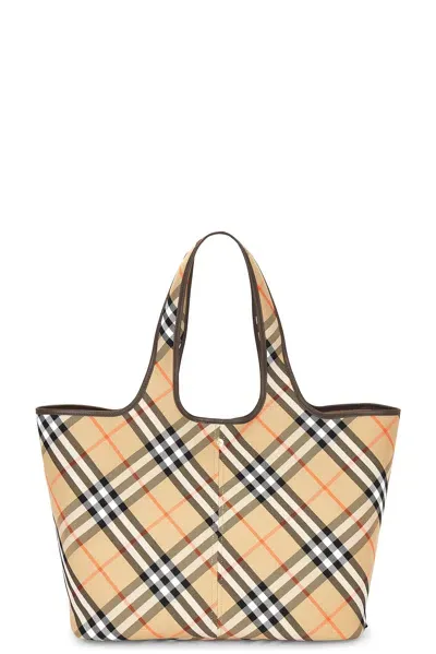 Burberry Medium Ew Tote Bag In Sand