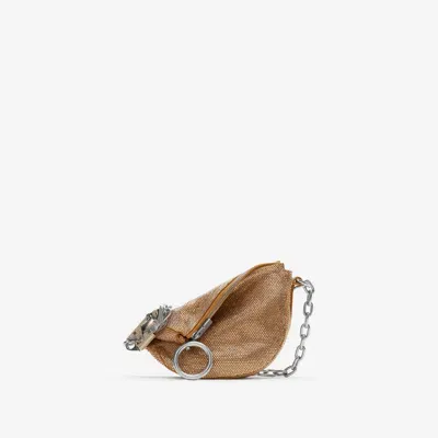 Burberry Mini Knight Stud-embellished Bag In Topaz