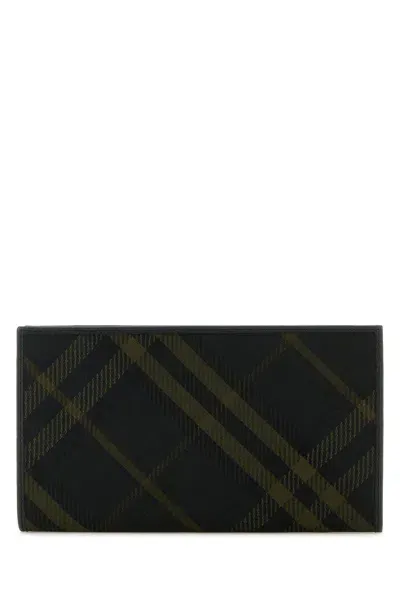 Burberry Ms Continental Wallet Www-tu Nd  Male In Green