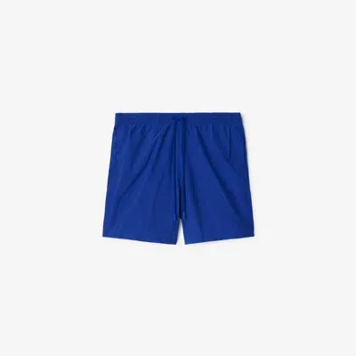 Burberry Nylon Swim Shorts In Knight