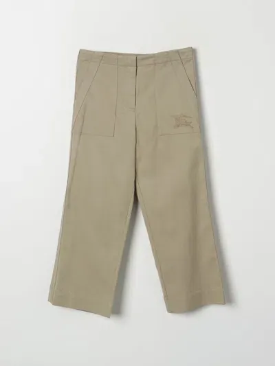 Burberry Pants  Kids Color Green In Grün