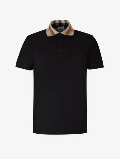 Burberry Cody Polo Shirt In Black