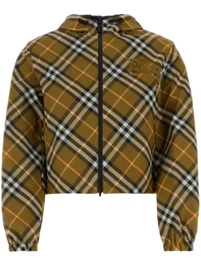 Burberry Jackets And Vests In Multicolor