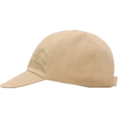 Burberry Reversible Cotton Baseball Cap In Sand