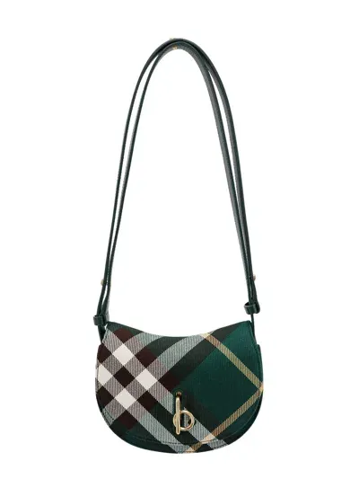 Burberry Rocking Horse Shoulder Bag In Green