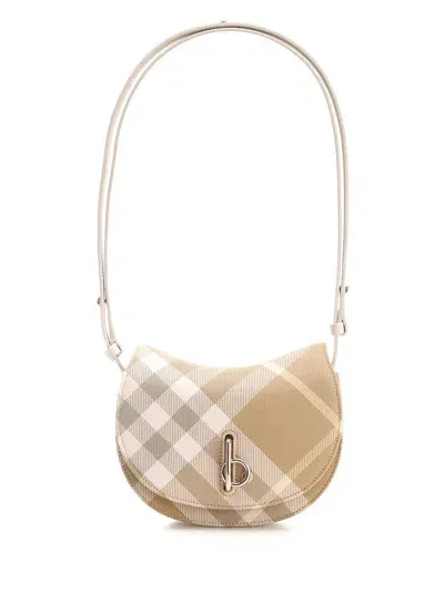 Burberry Rocking Horse Small Shoulder Bag In Brown