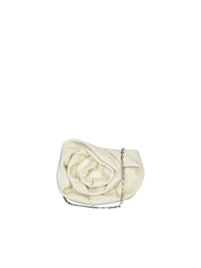 Burberry Rose Chain Clutch In Yellow