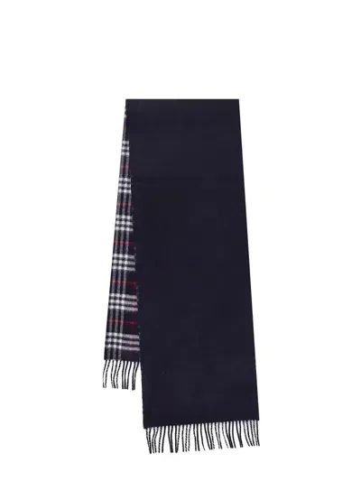 Burberry Scarf In Blue