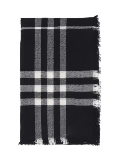 Burberry Scarfs In Black