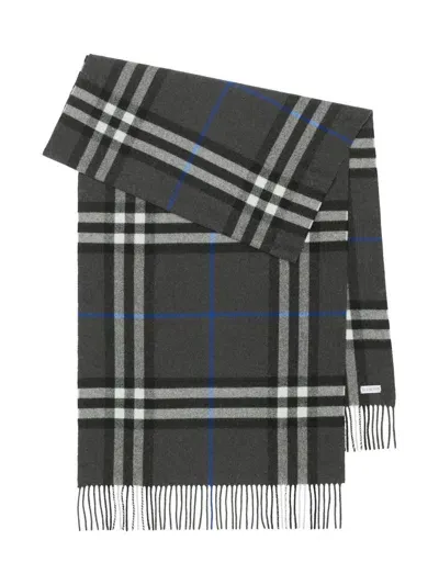 Burberry Scarfs In Dark Charcoal