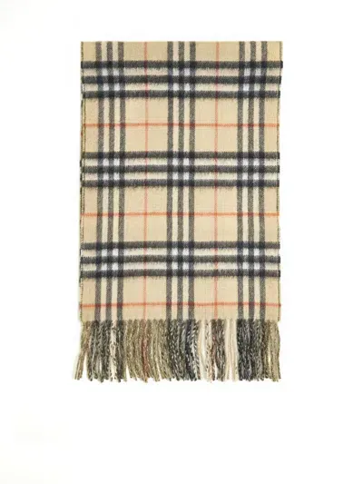 Burberry Scarfs In Sand/loch