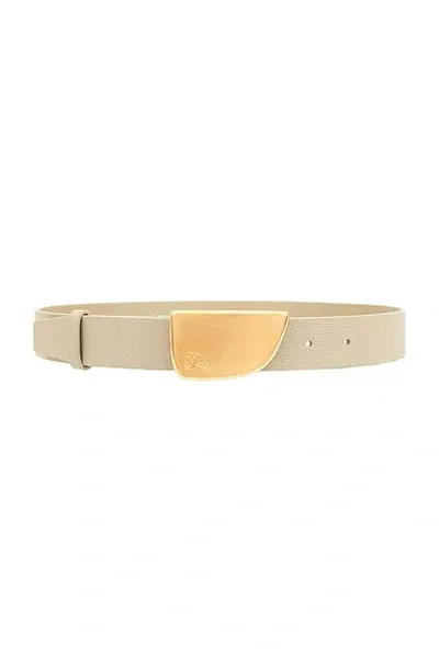 Burberry Shield Buckle Belt In Hunter