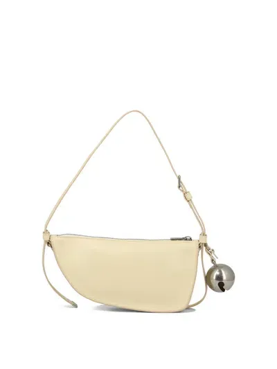 Burberry Shield Mini Shoulder Bags In Beige