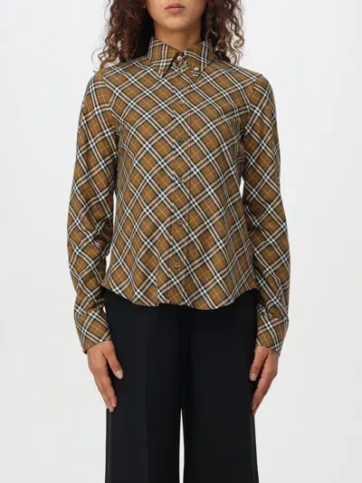 Burberry Shirt  Woman Color Brown In Braun