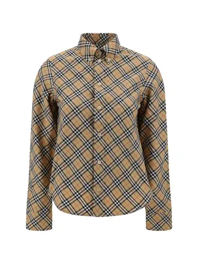 Burberry Shirt In Multicolor