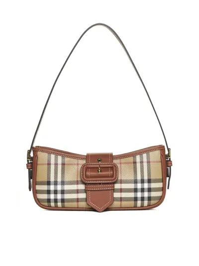 Burberry Shoulder Bag In Briar Brown