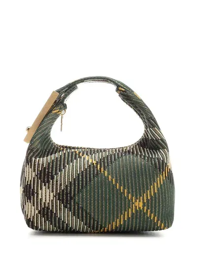 Burberry Small Peg Travel Bag In Green