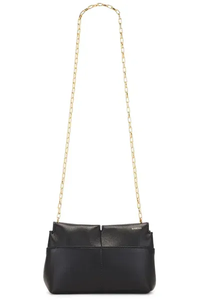 Burberry Snip Clutch With Chain In Black