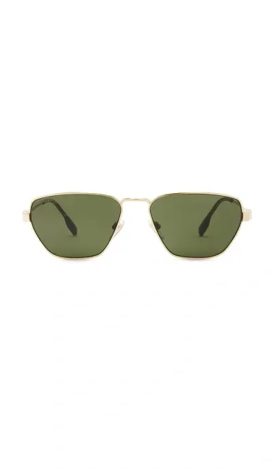 Burberry Square Sunglasses In Light Gold56