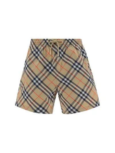 Burberry Swimshorts In Multicolor