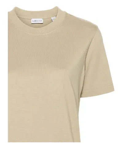 Burberry T-shirt In Beige