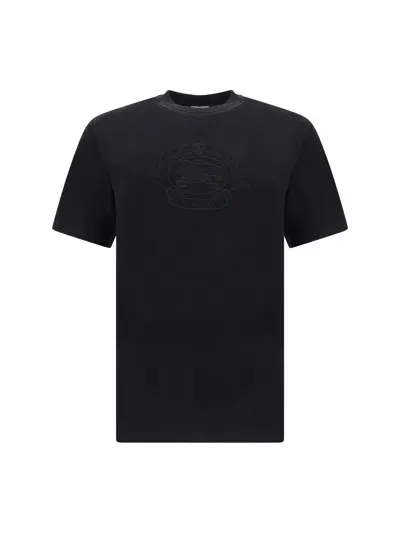 Burberry T-shirt In Black