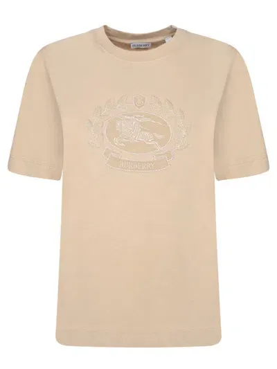 Burberry T-shirts In Neutrals