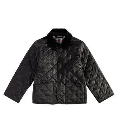 Burberry Kids' Technical Jacket In Black